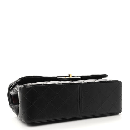 Chanel Lambskin Quilted Jumbo Double Flap Black 4 of 15