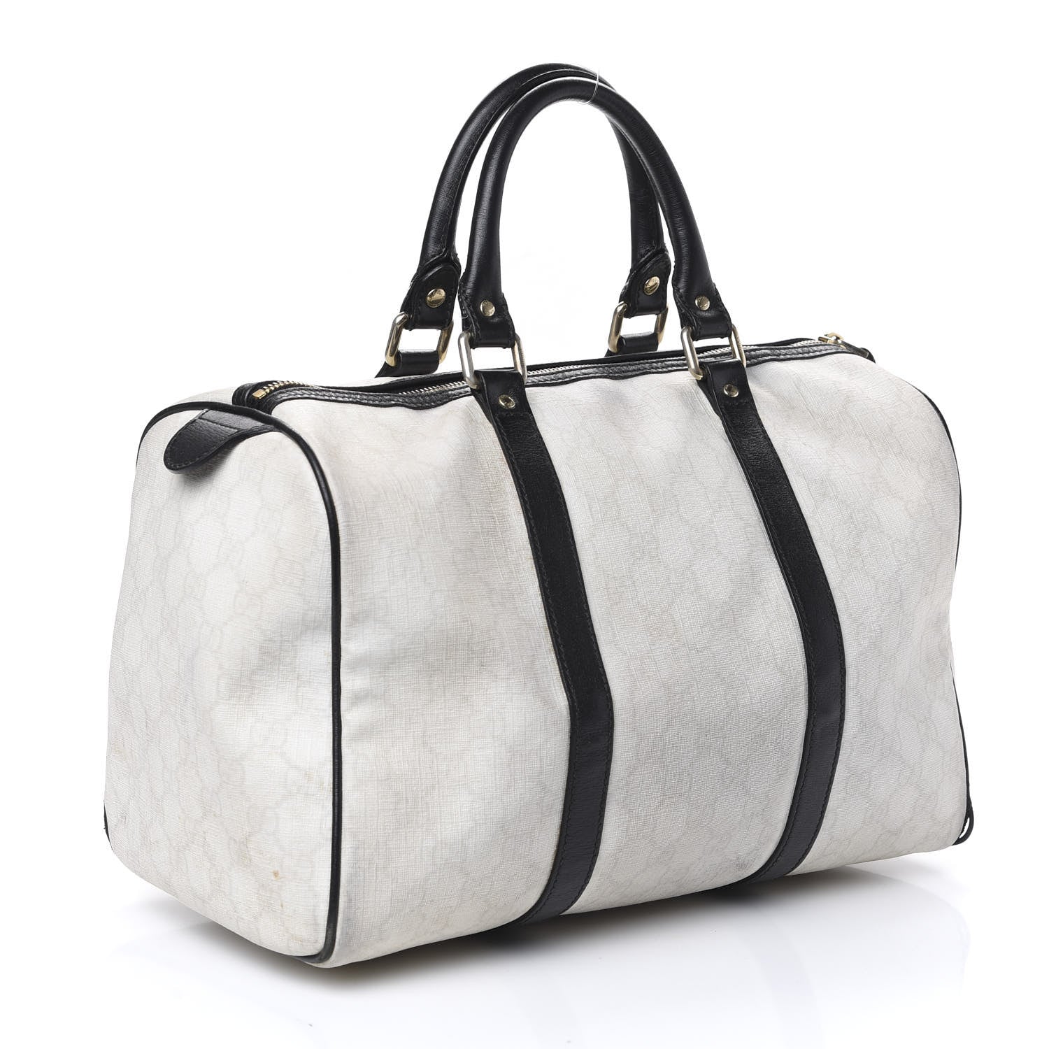 Gucci GG Plus Monogram Medium Joy Boston White Black 2 of 18