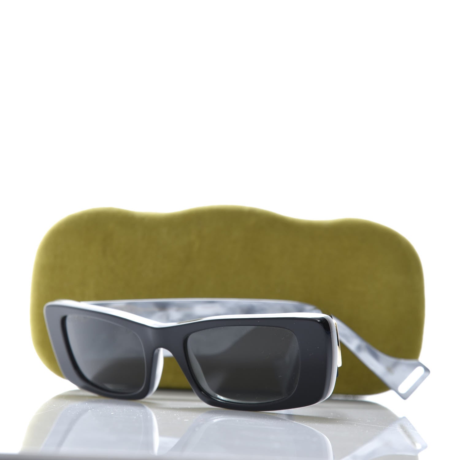 Gucci Acetate Rectangular Sunglasses GG0516S Black 9 of 9