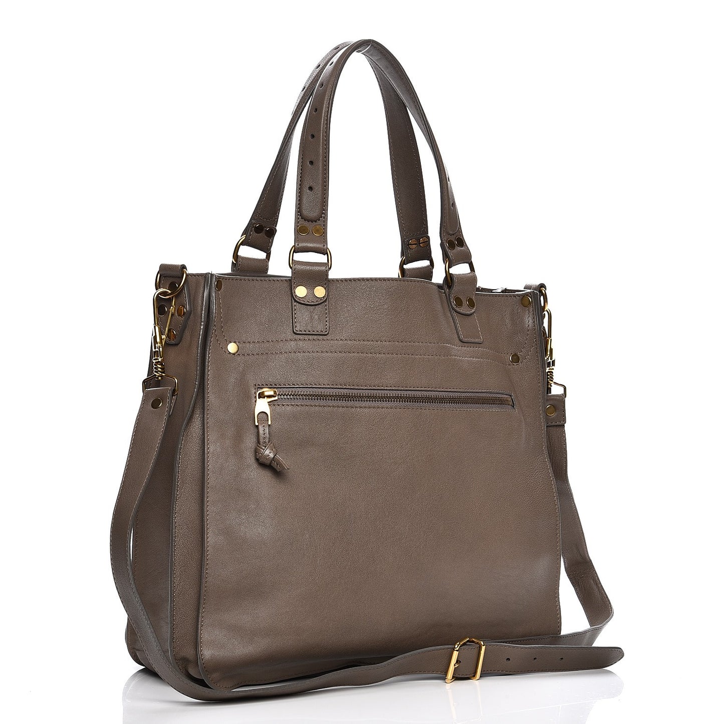 Lambskin PS1 Tote Smoke