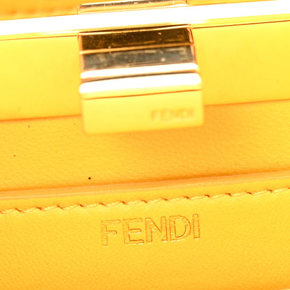 Fendi Shiny Nappa Petite Peekaboo I SEE U Satchel Mimosa 7 of 12