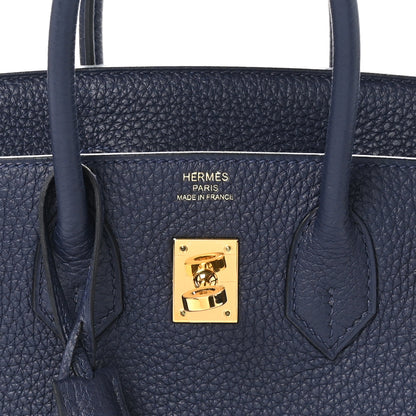 Hermes Togo Birkin 25 Bleu Nuit 7 of 11