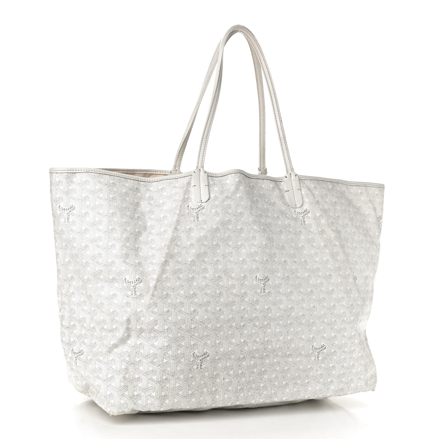 Goyard Goyardine Saint Louis GM White 3 of 10