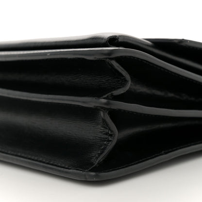 Saint Laurent Calfskin Medium Monogram Monochrome Sunset Black 11 of 15