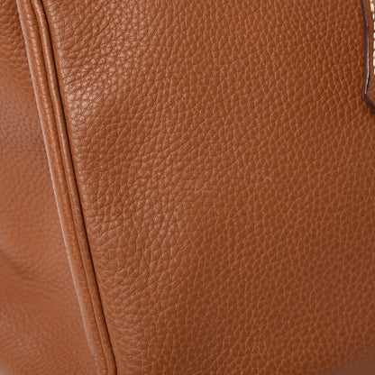 Hermes Taurillon Clemence Birkin 35 Gold 42 of 43