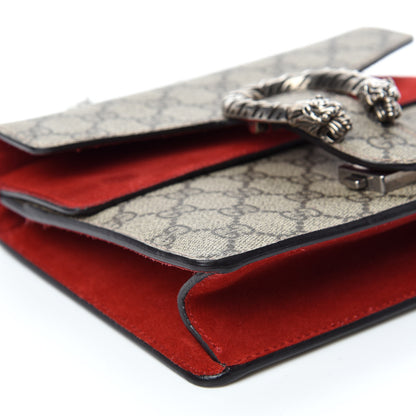 Gucci GG Supreme Monogram Mini Dionysus Shoulder Bag Hibiscus Red 7 of 11