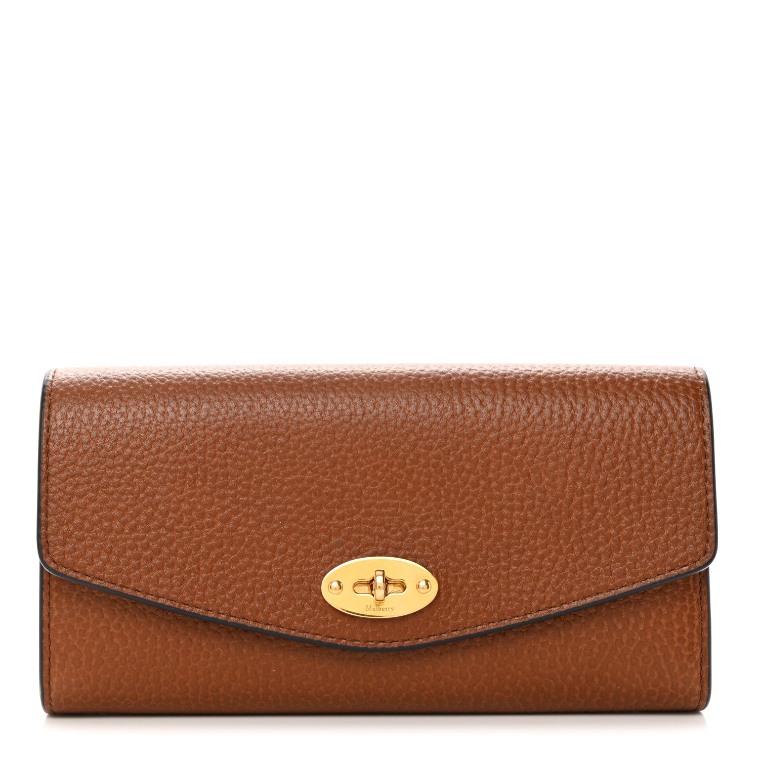 Mulberry Small Classic Grain Darley Wallet Oak 1 of 8