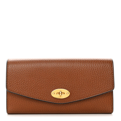 Mulberry Small Classic Grain Darley Wallet Oak 1 of 8