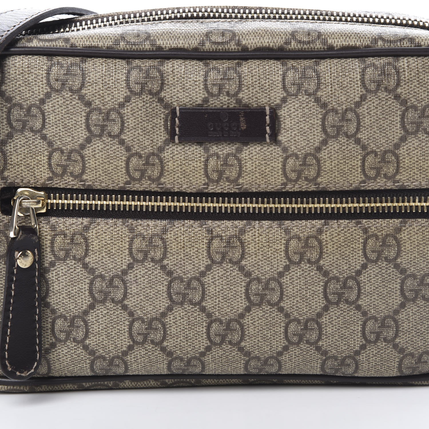 Gucci GG Plus Monogram Small Shoulder Bag Dark Brown 8 of 12