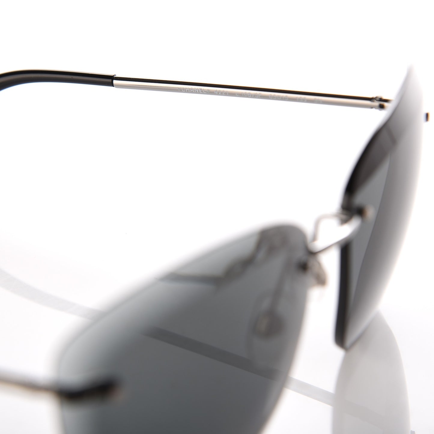 Butterfly Spring Sunglasses 4221 Dark Silver Grey