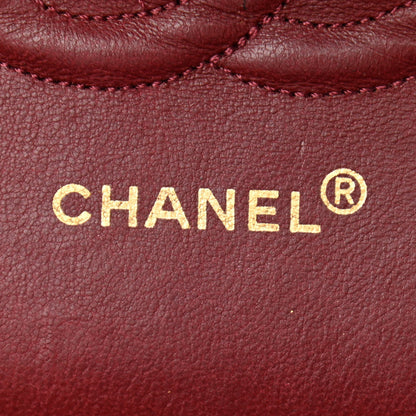 Chanel Lambskin Quilted Medium Double Flap Black 6 of 11