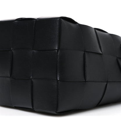 Bottega Veneta Nappa Maxi Intrecciato Cassette Bucket Bag Black 8 of 8
