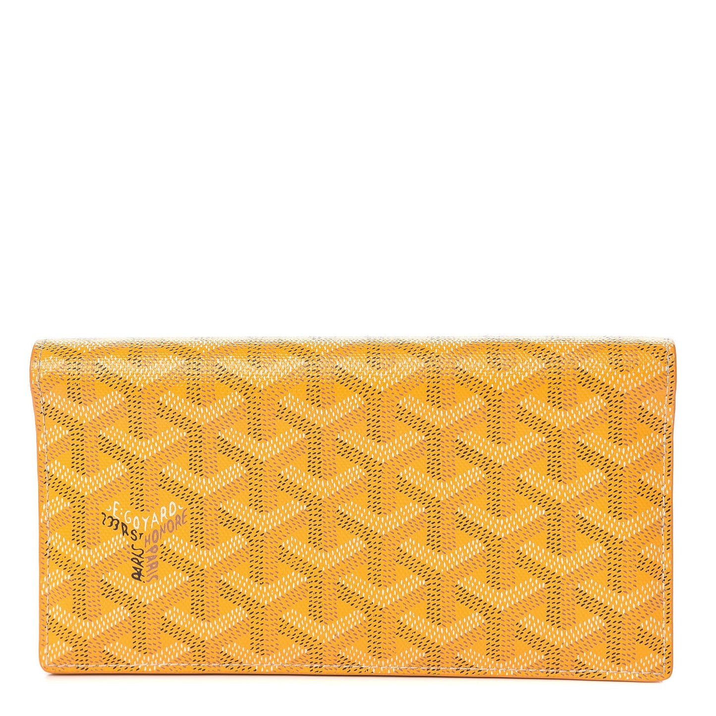 Goyardine Richelieu Wallet Yellow