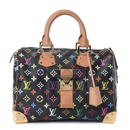 Louis Vuitton Monogram Multicolor Speedy 30 Black 1 of 8