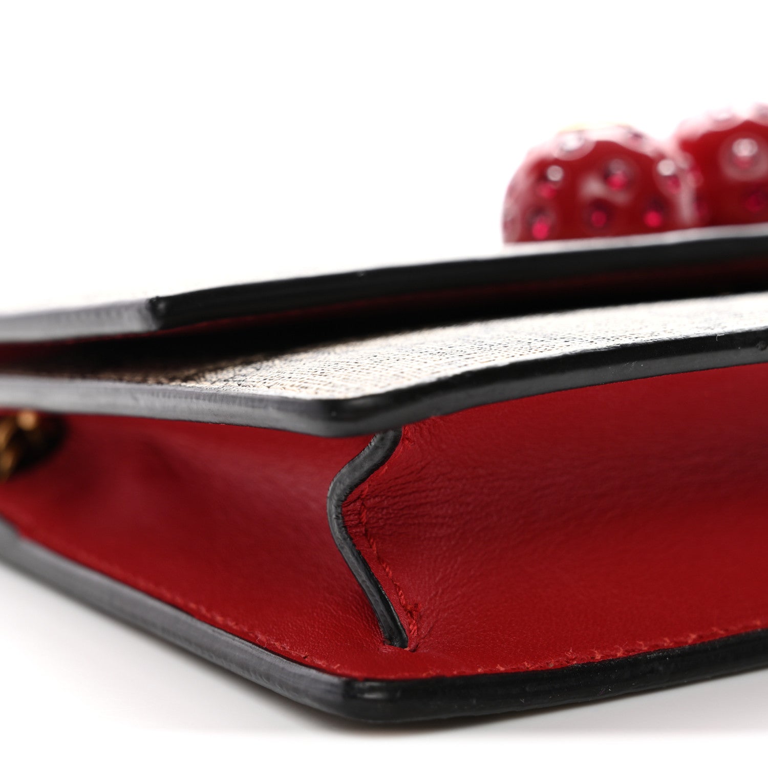 Gucci GG Supreme Monogram Mini Cherry Chain Bag 9 of 11