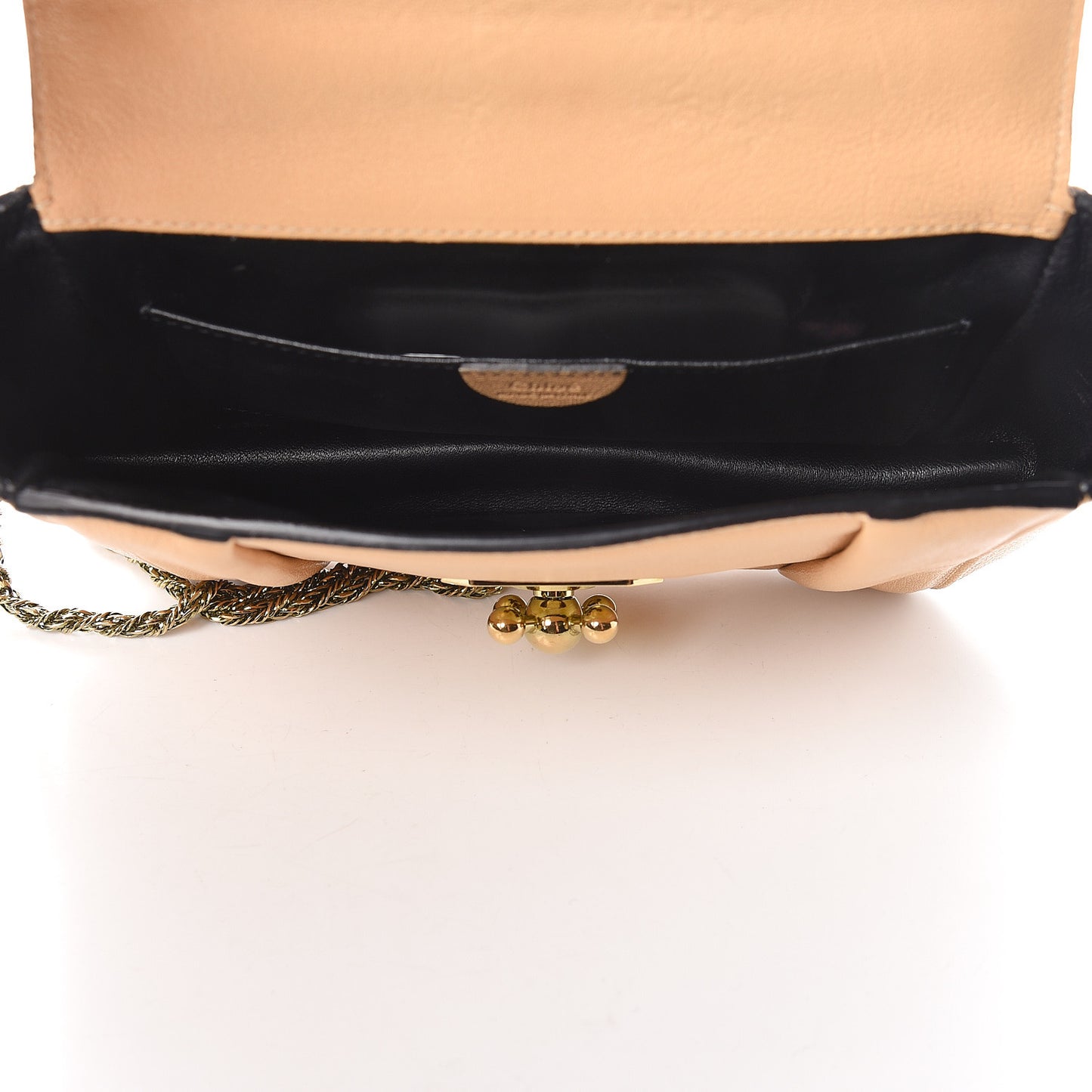 Goatskin Small Elsie Shoulder Bag Gingerbread