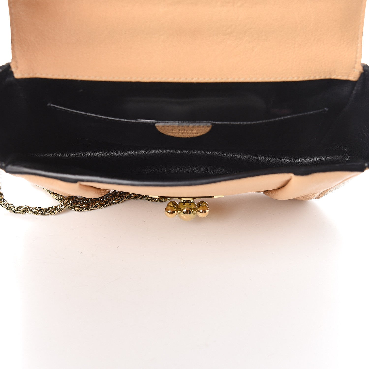 Chloe Goatskin Small Elsie Shoulder Bag Gingerbread 5 of 12
