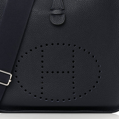 Hermes Taurillon Clemence Evelyne III PM Bleu Nuit 8 of 15
