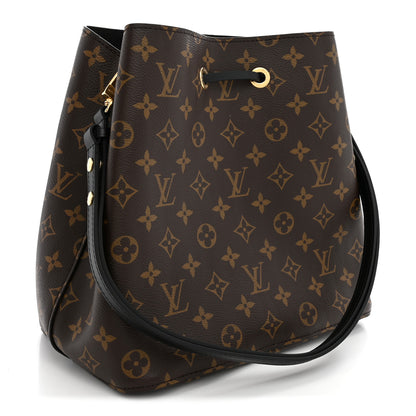 Louis Vuitton Monogram Neonoe MM Black 3 of 9