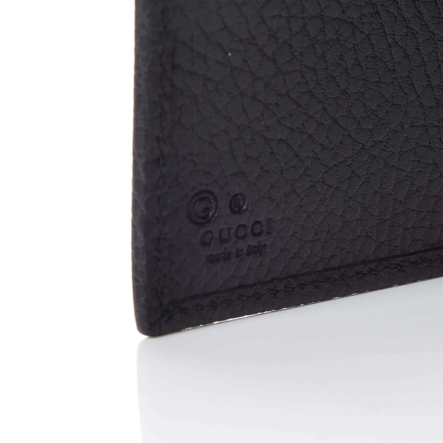 Gucci Dollar Calfskin Bi-Fold Wallet Black 6 of 10