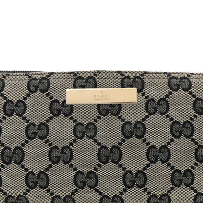 Gucci Monogram Web Boat Pochette Black 8 of 12