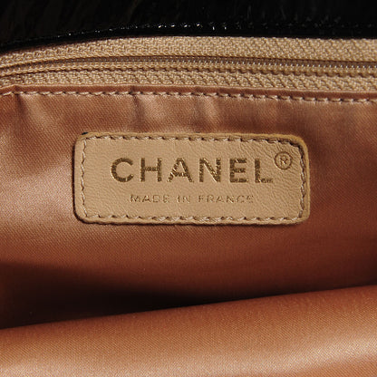 Chanel Vinyl Medium Rock and Chain Flap Black 6 of 7