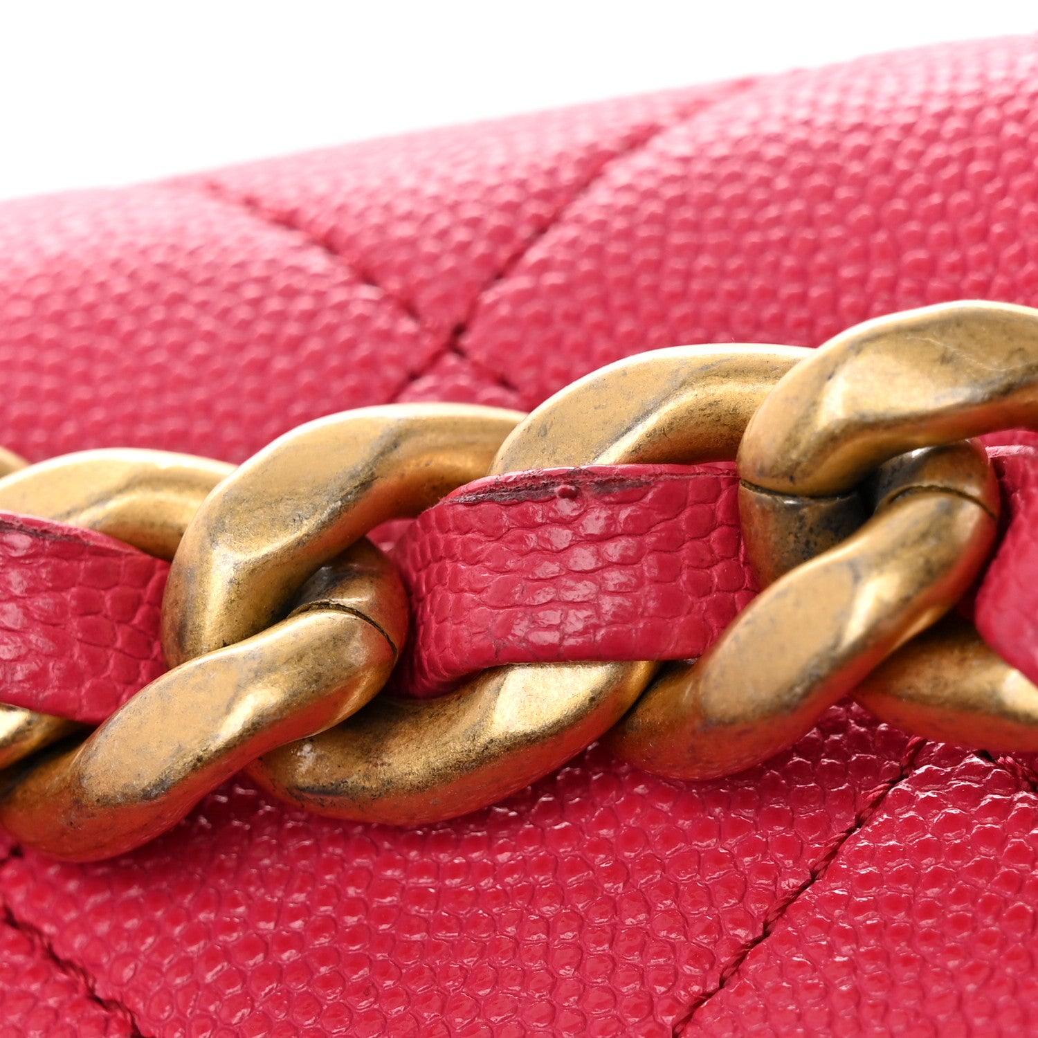 Chanel Caviar Quilted Small Fashion Therapy Bowling Bag Dark Pink 12 of 14