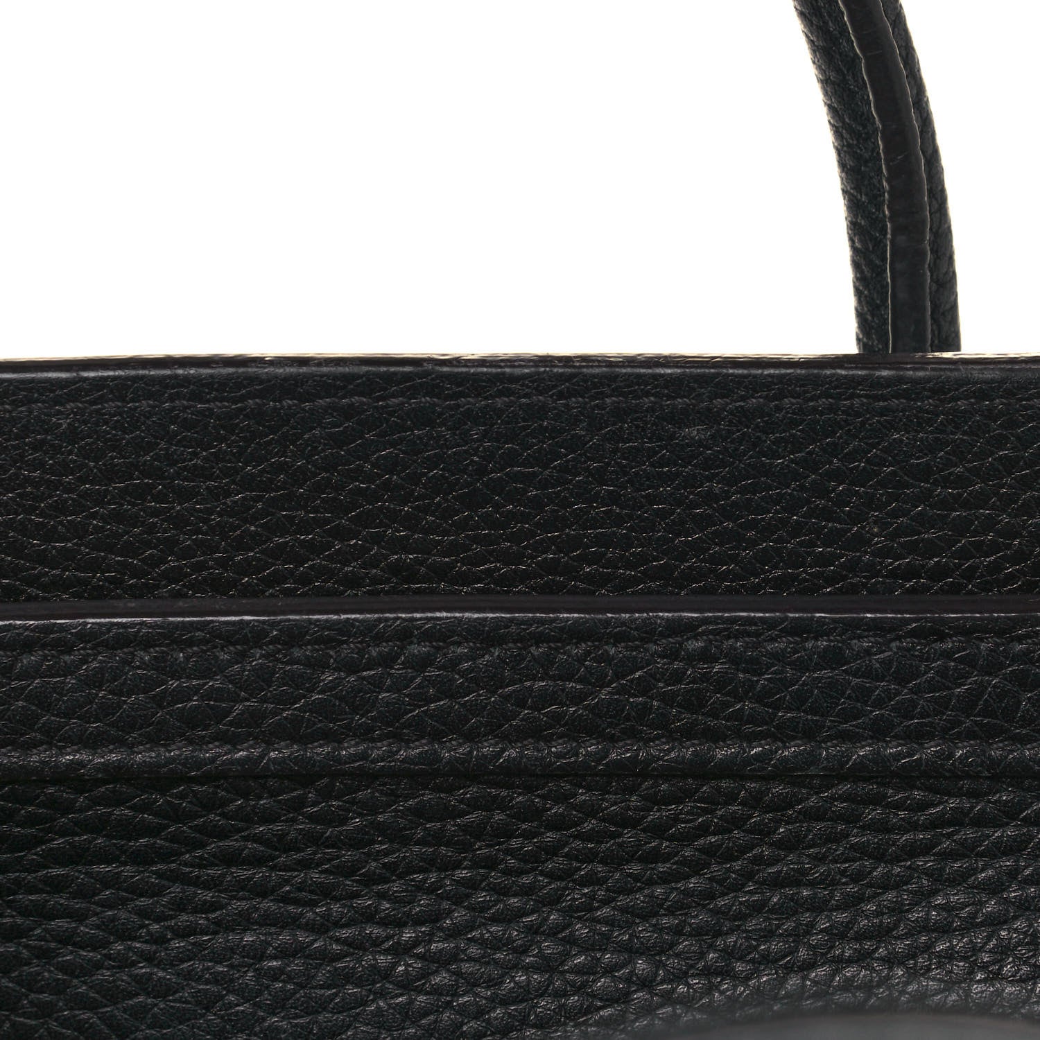 Celine Drummed Calfskin Nano Luggage Black 15 of 16