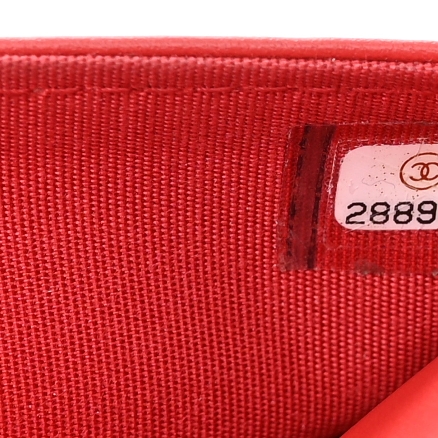 Caviar Quilted Boy Wallet On Chain WOC Red