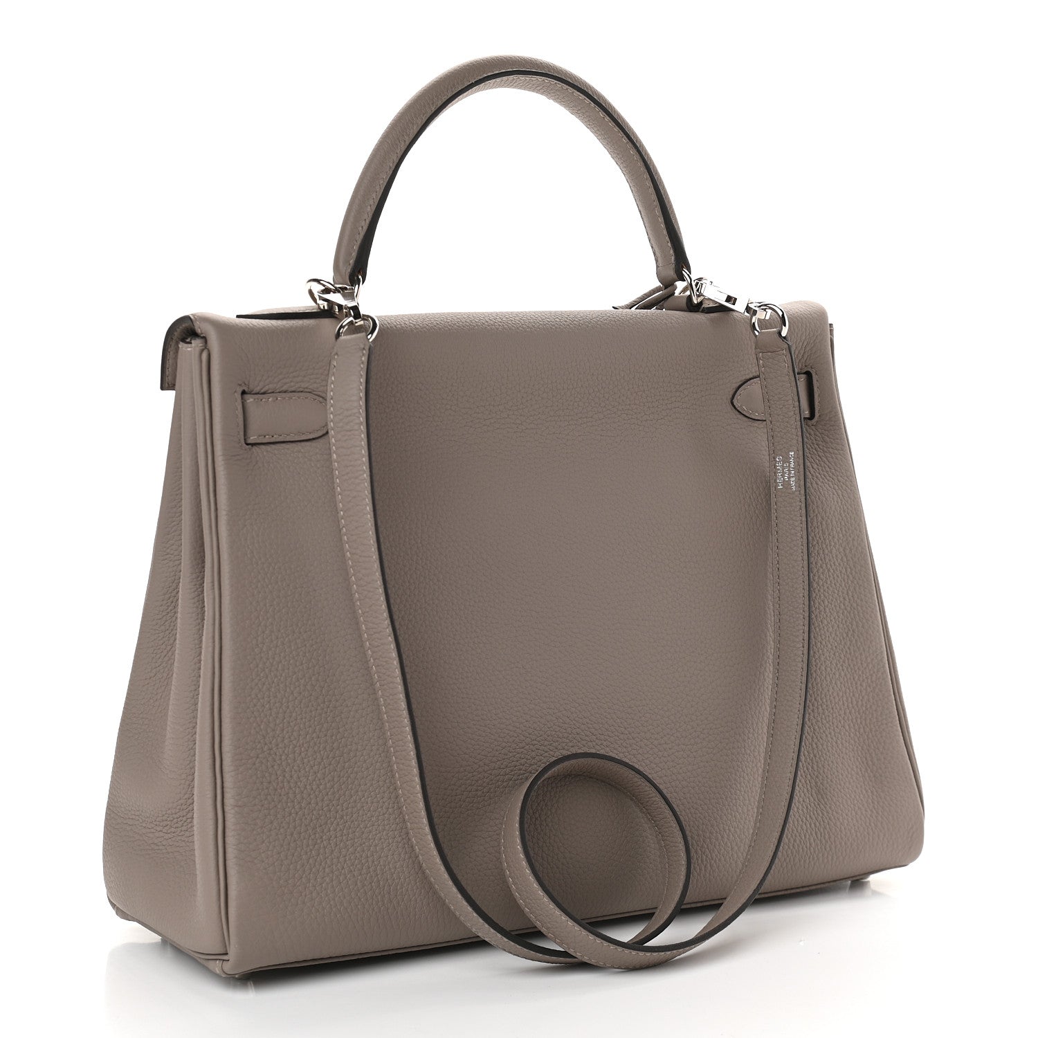 Hermes Togo Kelly Retourne 32 Gris Asphalte 3 of 10