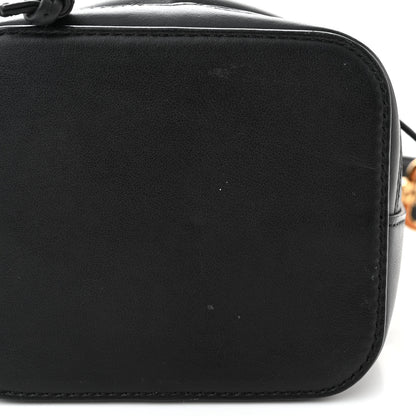 Fendi Vitello Century F is Fendi Eyebrow Monster Eyes Embossed Mini Mon Tresor Bucket Bag Black 11 of 11