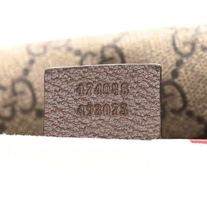 Gucci Soft GG Supreme Monogram Courrier Medium Crossbody Tote Beige New Acero 7 of 13