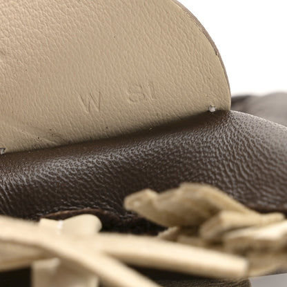 Hermes Milo Lambskin Grigri Rodeo Pegase Horse Bag Charm PM Chocolat Craie 4 of 5