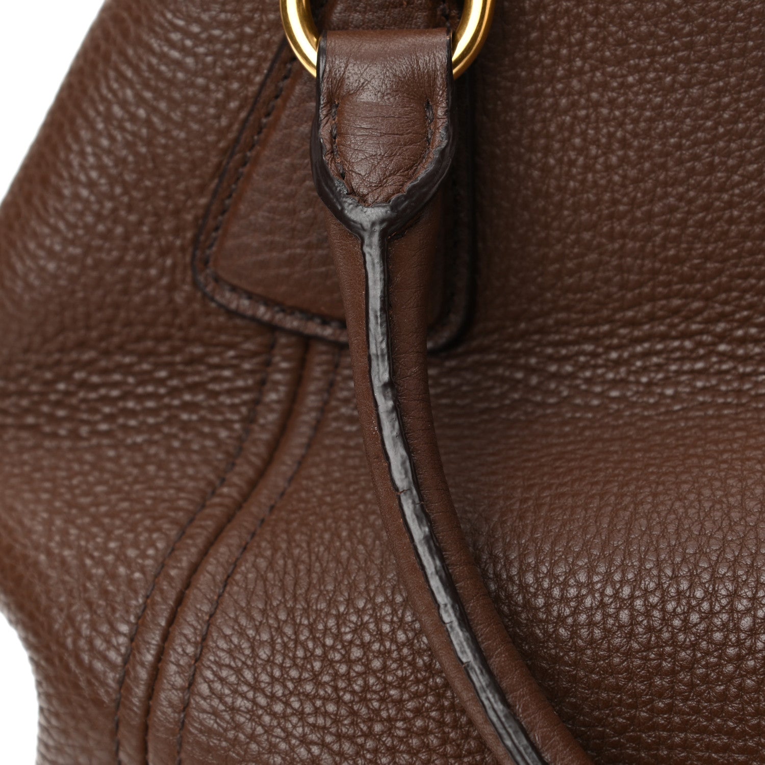 Prada Vitello Daino Shoulder Bag Bruciato 18 of 20