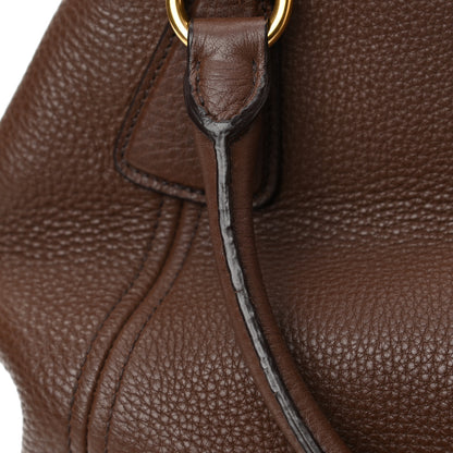 Prada Vitello Daino Shoulder Bag Bruciato 18 of 20