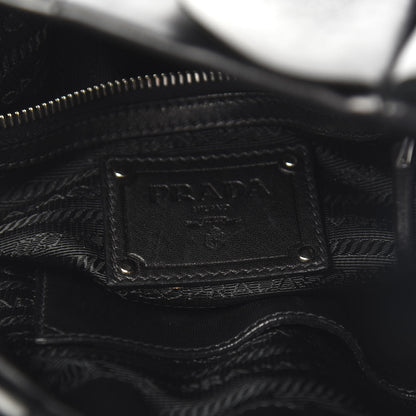 Prada Nappa Ruffle Bag Black 6 of 10