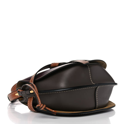 Loewe Calfskin Mini Gate Crossbody Bag Oxblood Tan Taupe 4 of 8