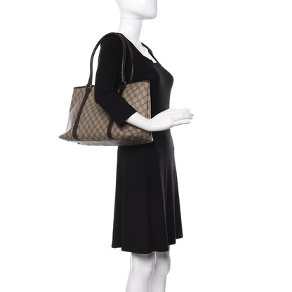 Gucci GG Plus Monogram Medium Joy Tote Dark Brown 2 of 16