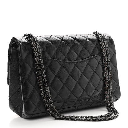 Chanel Aged Calfskin Quilted 2.55 Reissue 226 Flap So Black 3 of 11