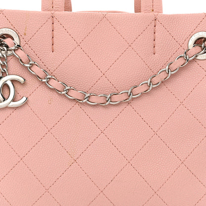 Chanel Grained Calfskin CC Pocket Tote Pink 9 of 12