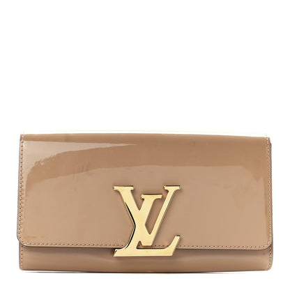 Louis Vuitton Patent Louise Clutch Nude 1 of 8