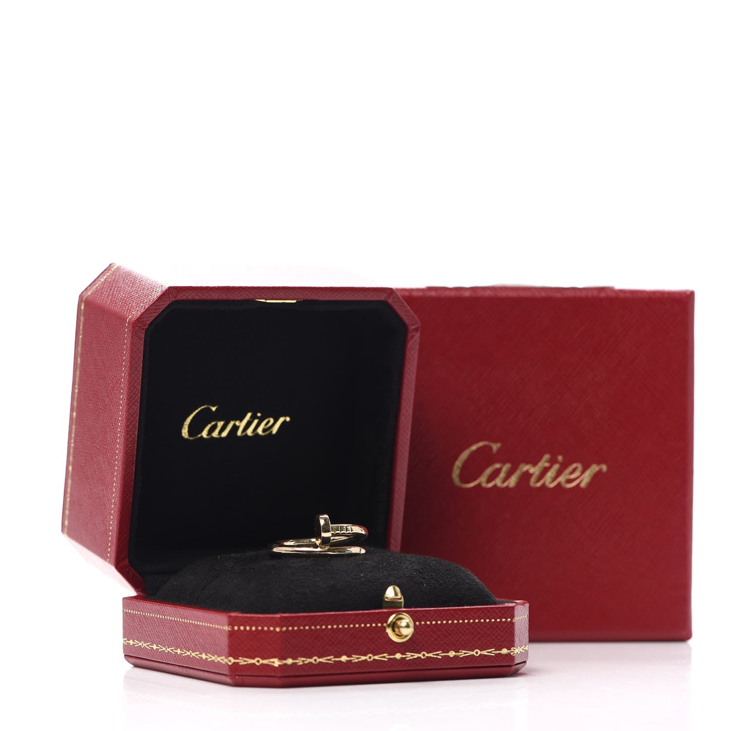 Cartier 18K Yellow Gold Juste Un Clou Ring 56 7.5 6 of 6