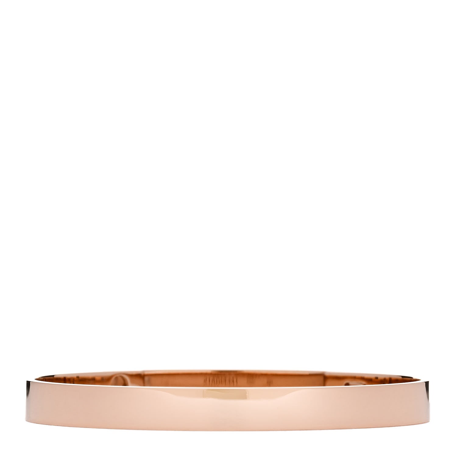 Hermes 18K Rose Gold PM Collier De Chien Bracelet SH 2 of 4