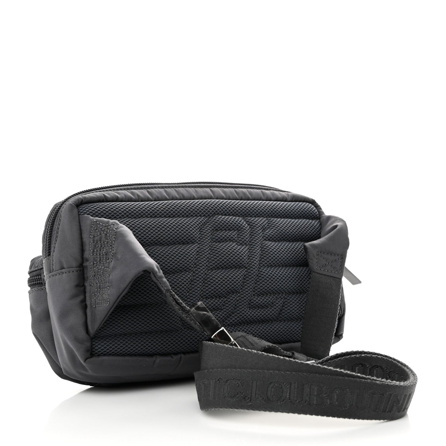 Christian Louboutin Nylon Loubideal Sneaker Sole Belt Bag Grey 3 of 10