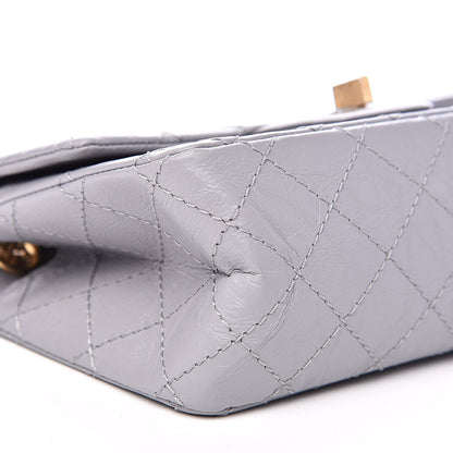Chanel Aged Calfskin Quilted 2.55 Reissue Mini Flap Grey 8 of 11