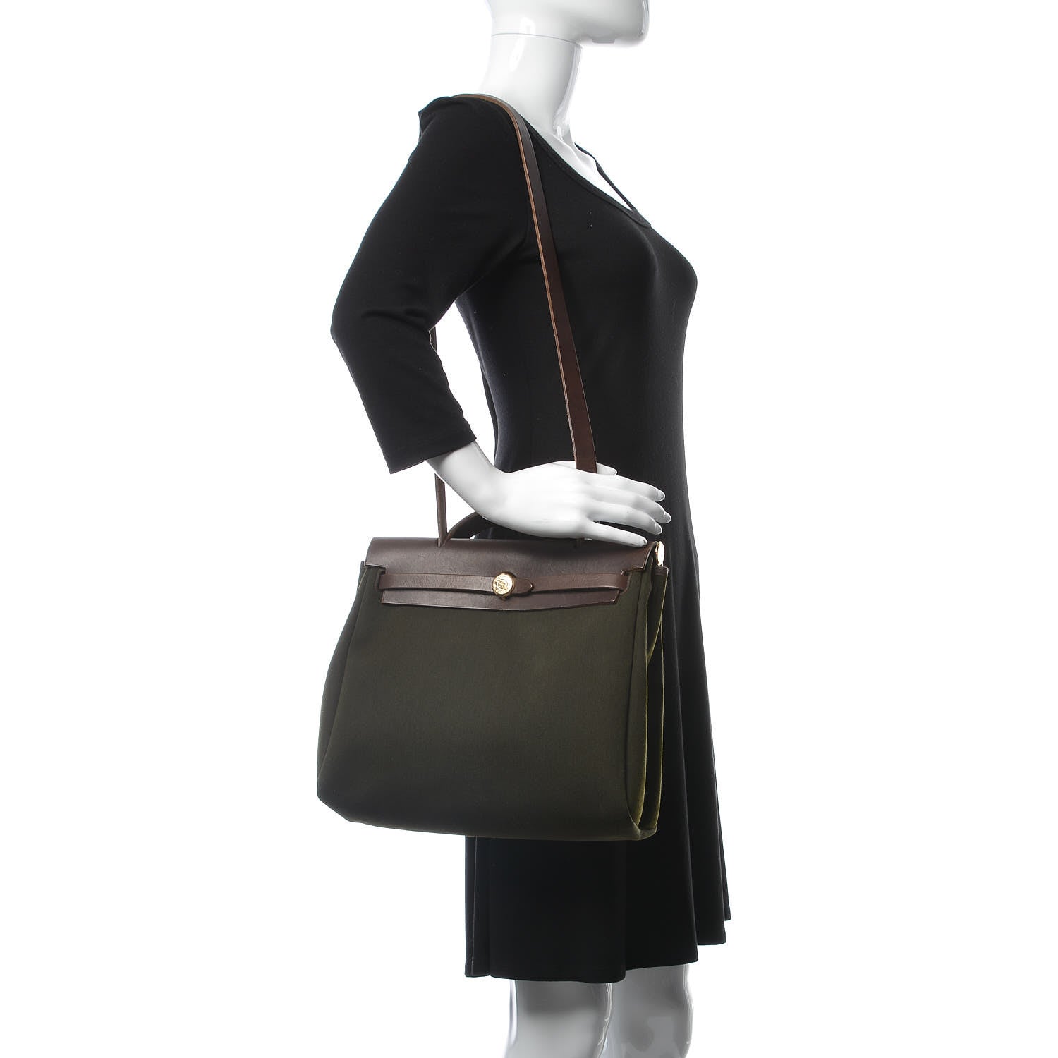 Hermes Vache Hunter Vibrato Herbag 30 PM Ebene 2 of 10