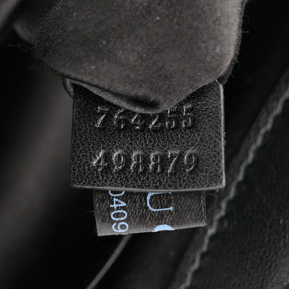 Gucci Nappa Vertical Matelasse Medium Maxi Horsebit Chain Shoulder Bag Black 7 of 12
