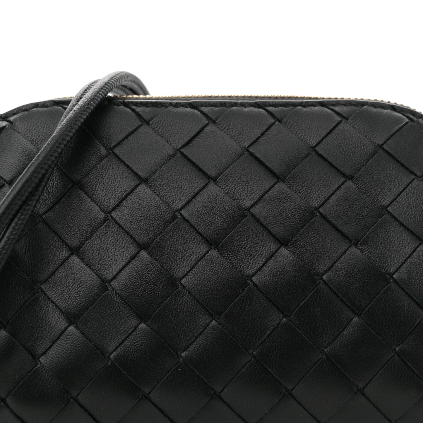 Nappa Intrecciato Concert Pouch Black