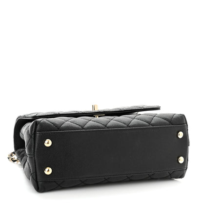 Chanel Caviar Quilted Mini Coco Handle Flap Black 4 of 11