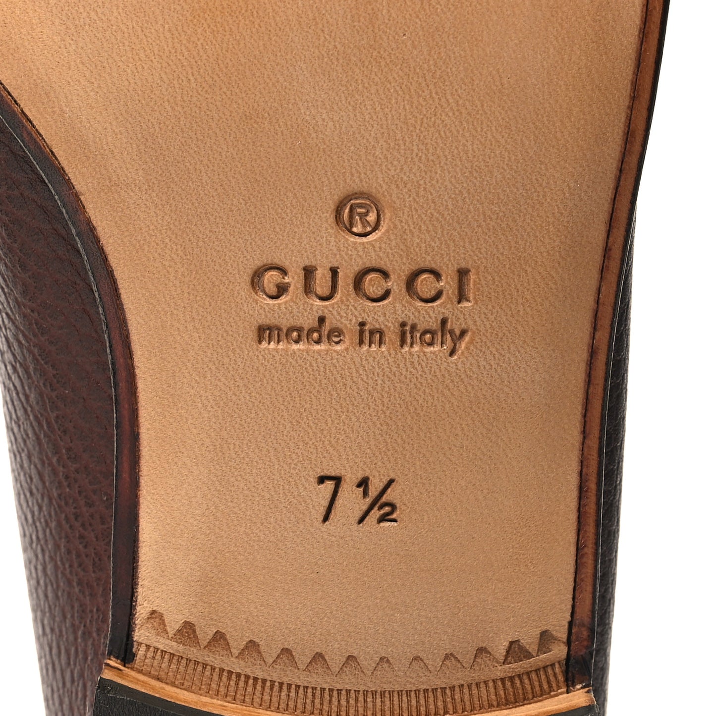 Road Calfskin Mens Horsebit Loafers 7.5 Brown